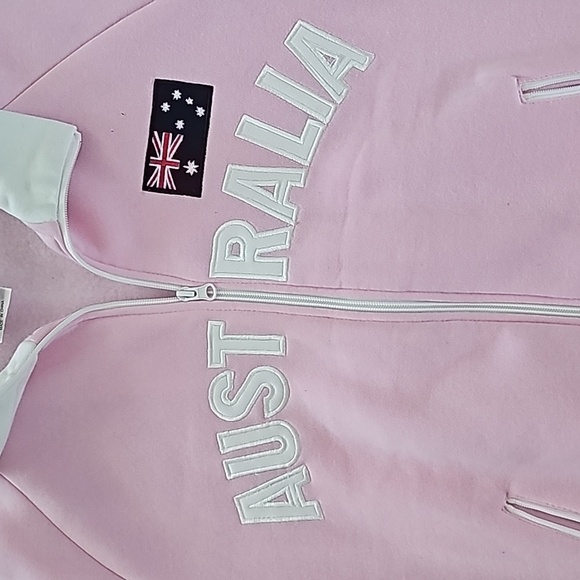Australia Sweat Jacket Pink Size Large - Picture 2 of 6